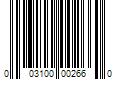 Barcode Image for UPC code 003100002660