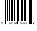 Barcode Image for UPC code 003100003032