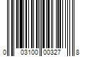 Barcode Image for UPC code 003100003278