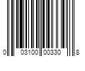 Barcode Image for UPC code 003100003308