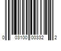 Barcode Image for UPC code 003100003322