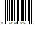 Barcode Image for UPC code 003100004077