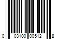 Barcode Image for UPC code 003100005128