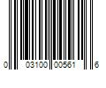 Barcode Image for UPC code 003100005616