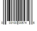 Barcode Image for UPC code 003100005746