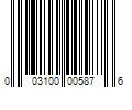 Barcode Image for UPC code 003100005876