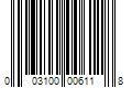 Barcode Image for UPC code 003100006118