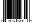 Barcode Image for UPC code 003100006316