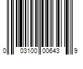 Barcode Image for UPC code 003100006439