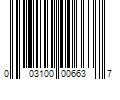 Barcode Image for UPC code 003100006637