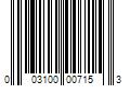 Barcode Image for UPC code 003100007153