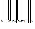 Barcode Image for UPC code 003100007719