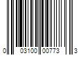 Barcode Image for UPC code 003100007733