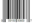 Barcode Image for UPC code 003100008037