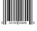 Barcode Image for UPC code 003100008099