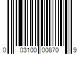 Barcode Image for UPC code 003100008709