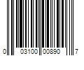 Barcode Image for UPC code 003100008907