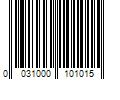 Barcode Image for UPC code 0031000101015