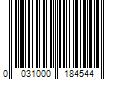 Barcode Image for UPC code 0031000184544