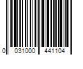 Barcode Image for UPC code 0031000441104