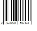 Barcode Image for UPC code 0031000600433