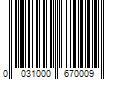 Barcode Image for UPC code 0031000670009