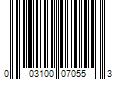 Barcode Image for UPC code 003100070553