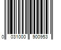 Barcode Image for UPC code 0031000900953