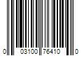 Barcode Image for UPC code 003100764100