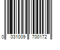 Barcode Image for UPC code 0031009700172