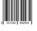 Barcode Image for UPC code 0031042642934