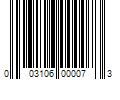 Barcode Image for UPC code 003106000073