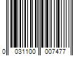 Barcode Image for UPC code 0031100007477