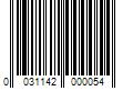 Barcode Image for UPC code 0031142000054