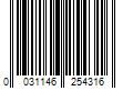 Barcode Image for UPC code 0031146254316