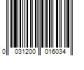 Barcode Image for UPC code 0031200016034