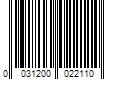 Barcode Image for UPC code 0031200022110