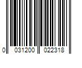 Barcode Image for UPC code 0031200022318