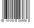 Barcode Image for UPC code 0031200023636