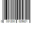 Barcode Image for UPC code 0031200025821