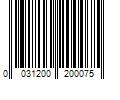 Barcode Image for UPC code 0031200200075