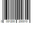 Barcode Image for UPC code 0031200200310