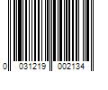 Barcode Image for UPC code 0031219002134