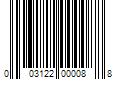 Barcode Image for UPC code 003122000088