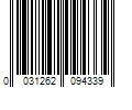 Barcode Image for UPC code 0031262094339