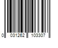 Barcode Image for UPC code 0031262103307