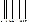 Barcode Image for UPC code 0031262105349