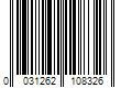 Barcode Image for UPC code 0031262108326