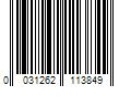 Barcode Image for UPC code 0031262113849