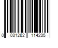 Barcode Image for UPC code 0031262114235